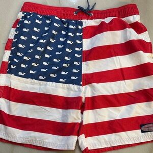 Vineyard Vines Stars and Stripes Swim Shorts